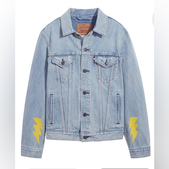 LEVIS X POKÉMON Special Anniversary Denim Jacket/Jean. RARE set! Size Lrg/34/32 - Picture 6 of 12